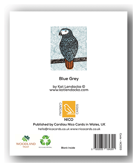 NC003 Blue Grey - Kat Lendacka
