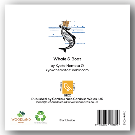 NC012 Whale & Boat - Kyoko Nemoto