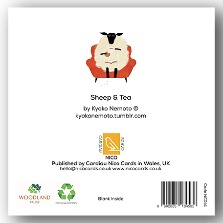 NC014 Sheep & Tea - Kyoko Nemoto