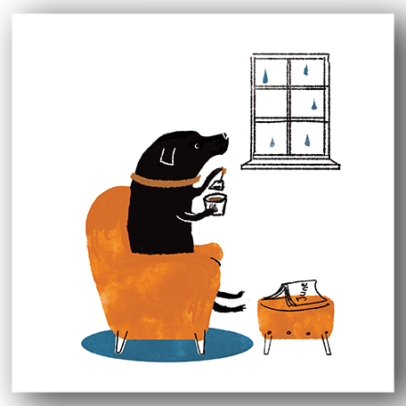 NC016 Dog & Tea - Kyoko Nemoto