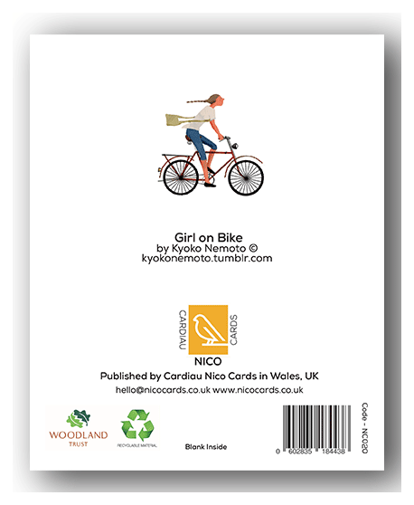 NC020 Girl on Bike - Kyoko Nemoto
