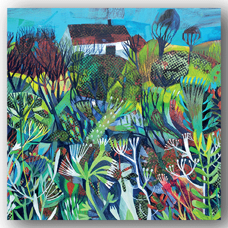 NC030 Red Roofs & Meadow Flowers - Este MacLeod