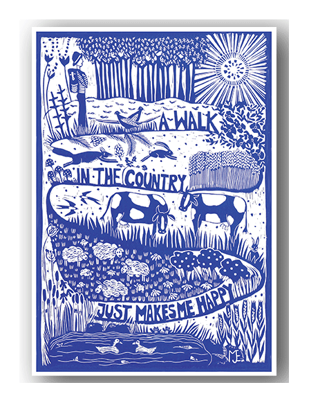 NC034 A Walk - Mariann Johansen-Ellis