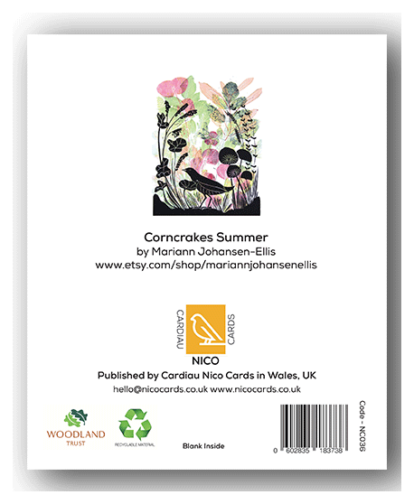 NC036 Corncrakes Summer - Mariann Johansen-Ellis