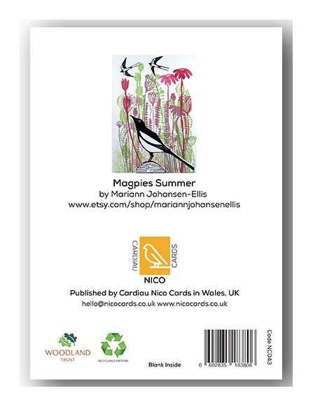 NC043 Magpies Summer  - Mariann Johansen-Ellis