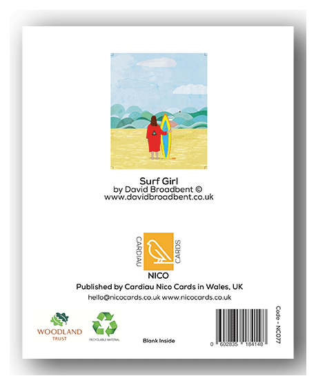 NC077 Surf Girl - David Broadbent
