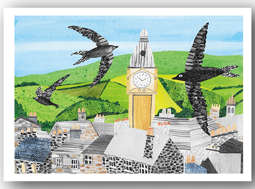 NC355 A Swoop of Swifts - Gillian Ferguson