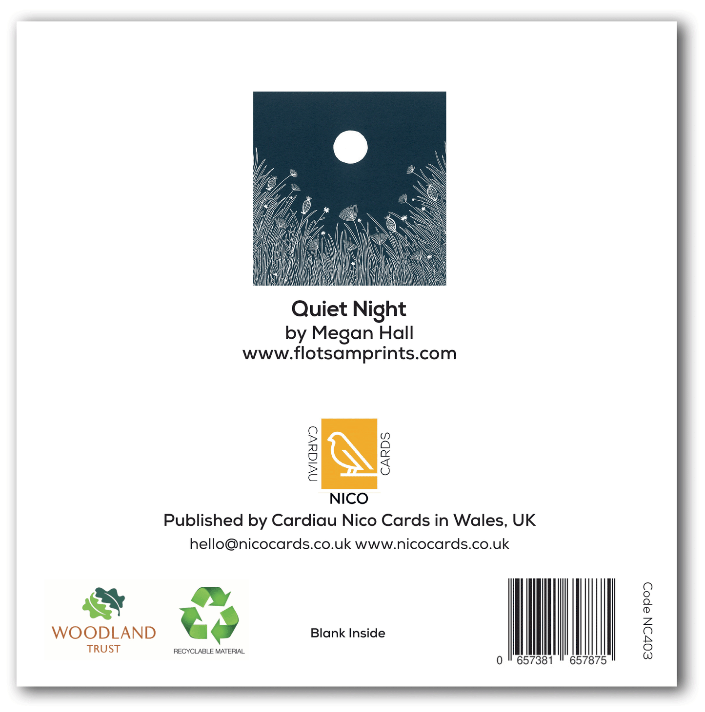 NC403 Quiet Night - Megan Hall