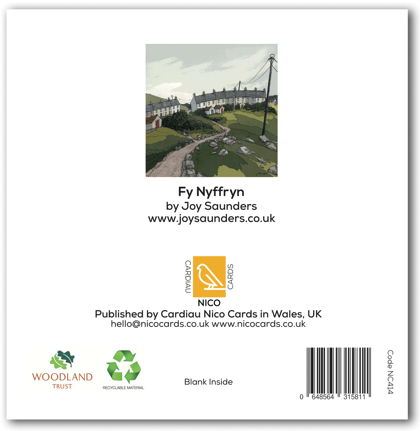 NC414 Fy Nyffryn - Joy Saunders