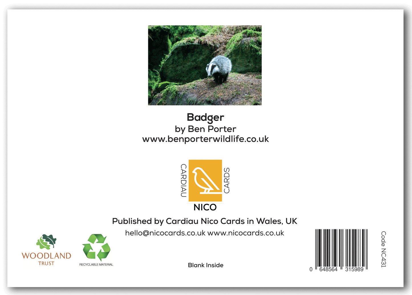 NC431 Badger - Ben Porter