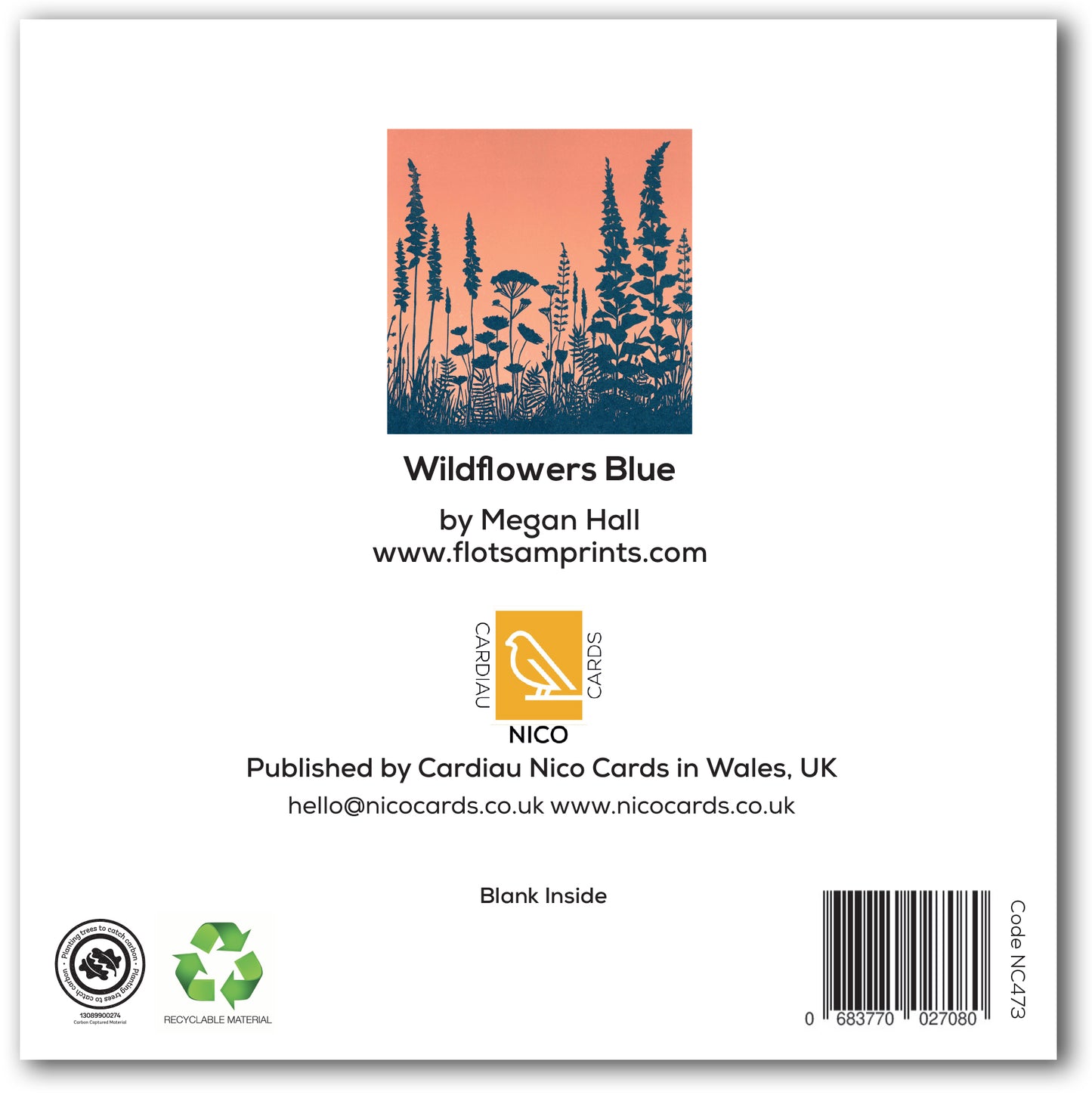 NC473 Wildflowers Blue - Megan Hall