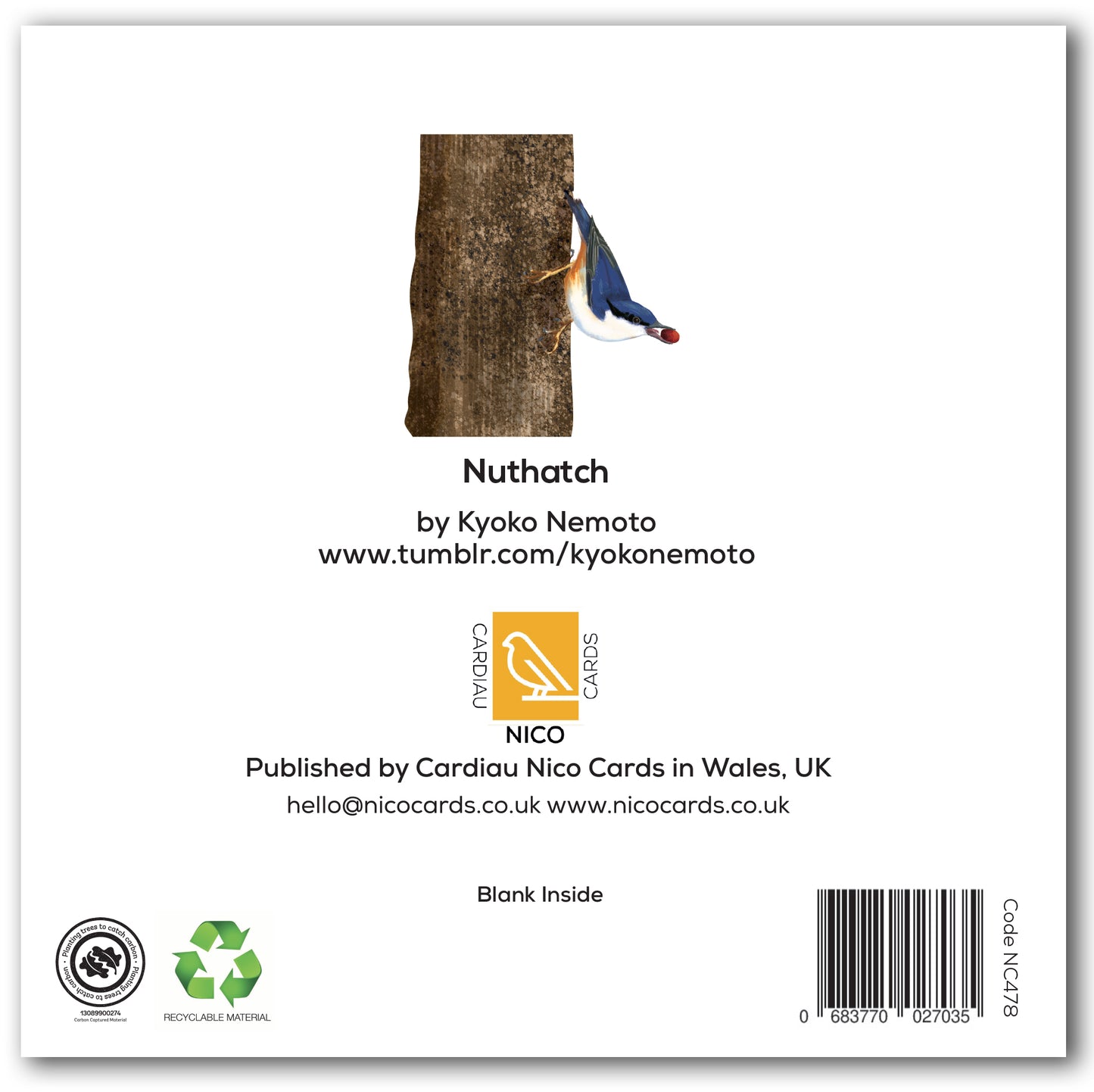NC478 Nuthatch - Kyoko Nemoto