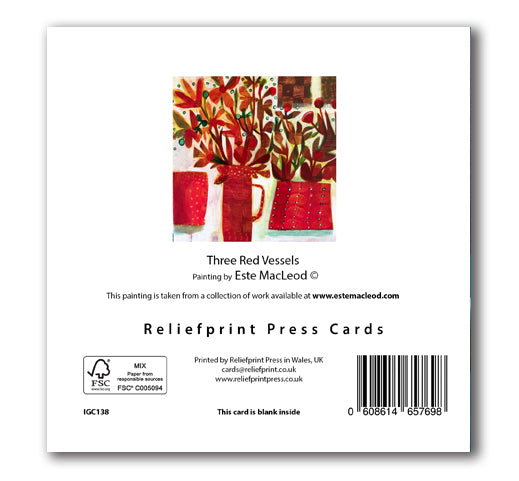 IGC138 Three Red Vessels - Este MacLeod