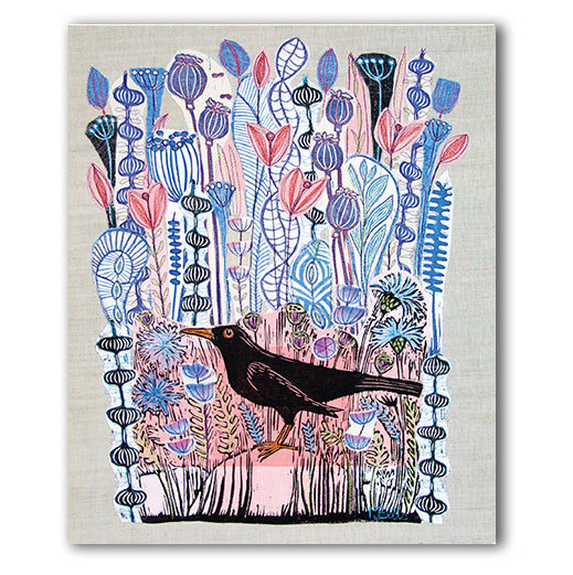 IGC175 Pink Blackbird - Mariann Johansen-Ellis