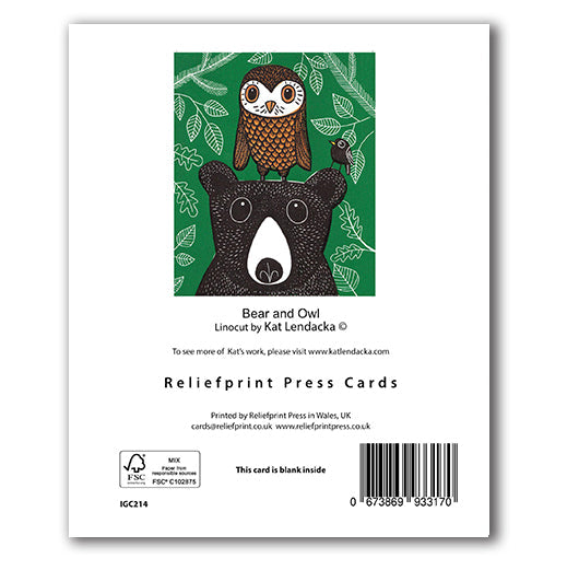 IGC214 Bear & Owl - Kat Lendacka