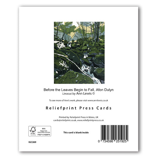 IGC269 Before the leaves Afon Dulyn - Ann Lewis