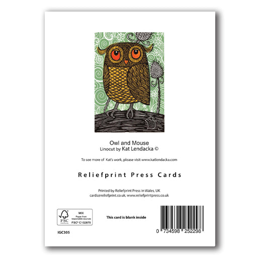 IGC305 Owl and Mouse - Kat Lendacka