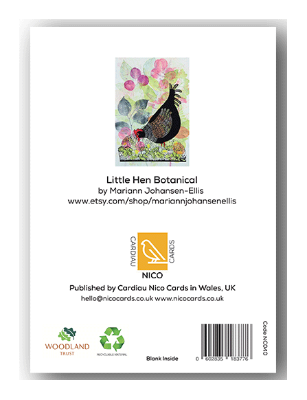 NC040 Little Hen Botanical - Mariann Johansen-Ellis