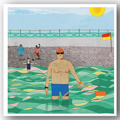 NC065 Beach Swim - David Broadbent