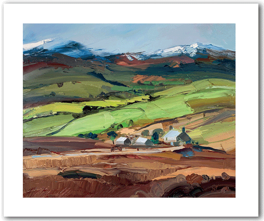 NC421 Distant TyrPeg Mynydd Snowy Hills - Sarah Carvell