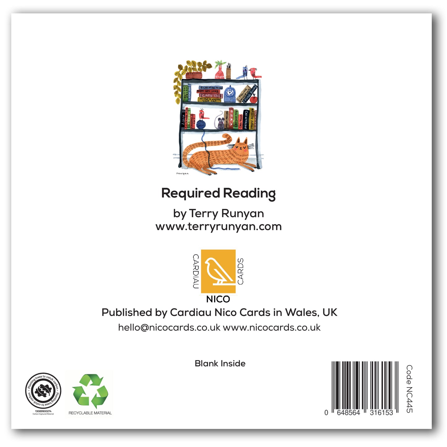 NC445 Required Reading - Terry Runyan