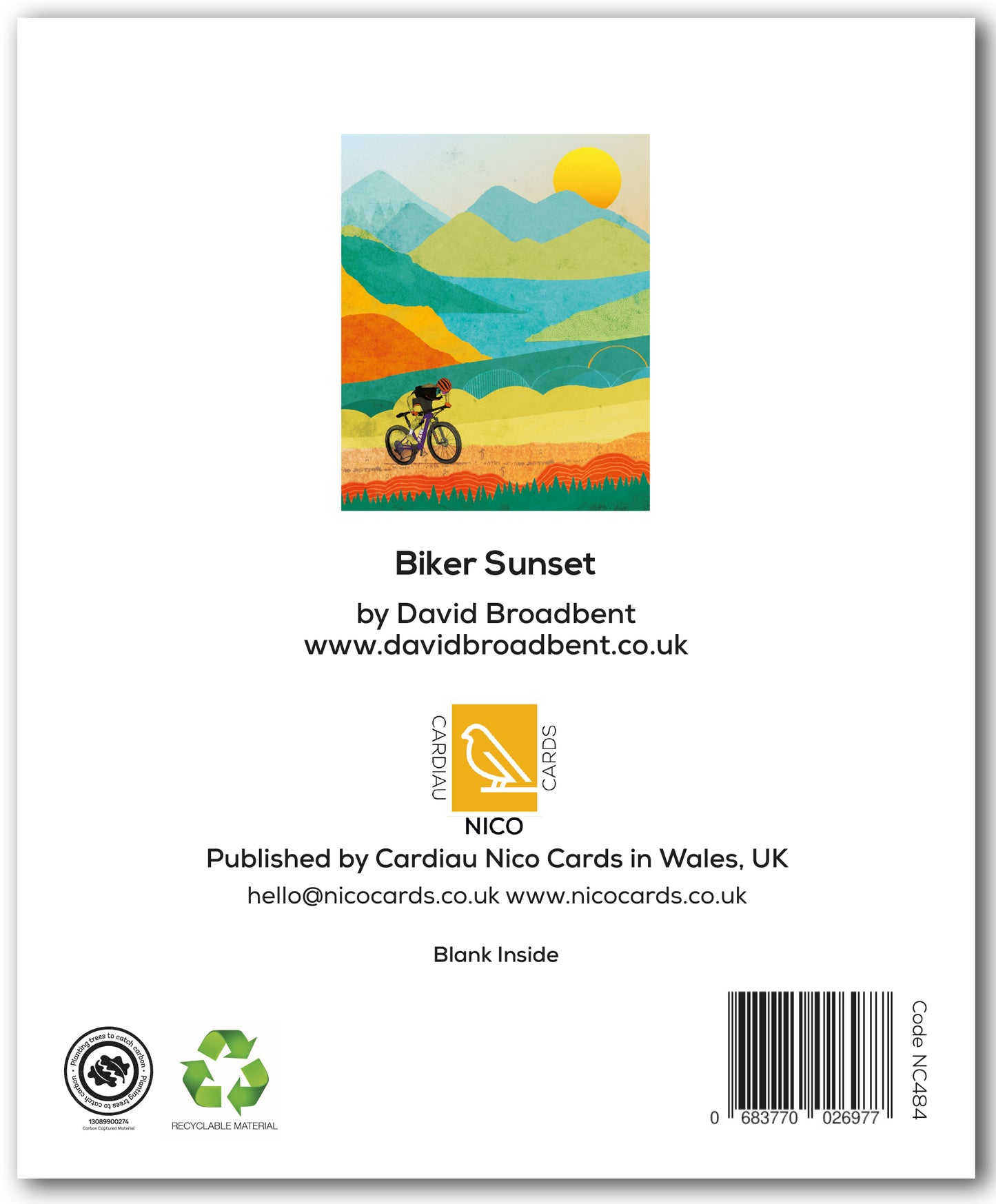 NC484 Biker Sunset - David Broadbent