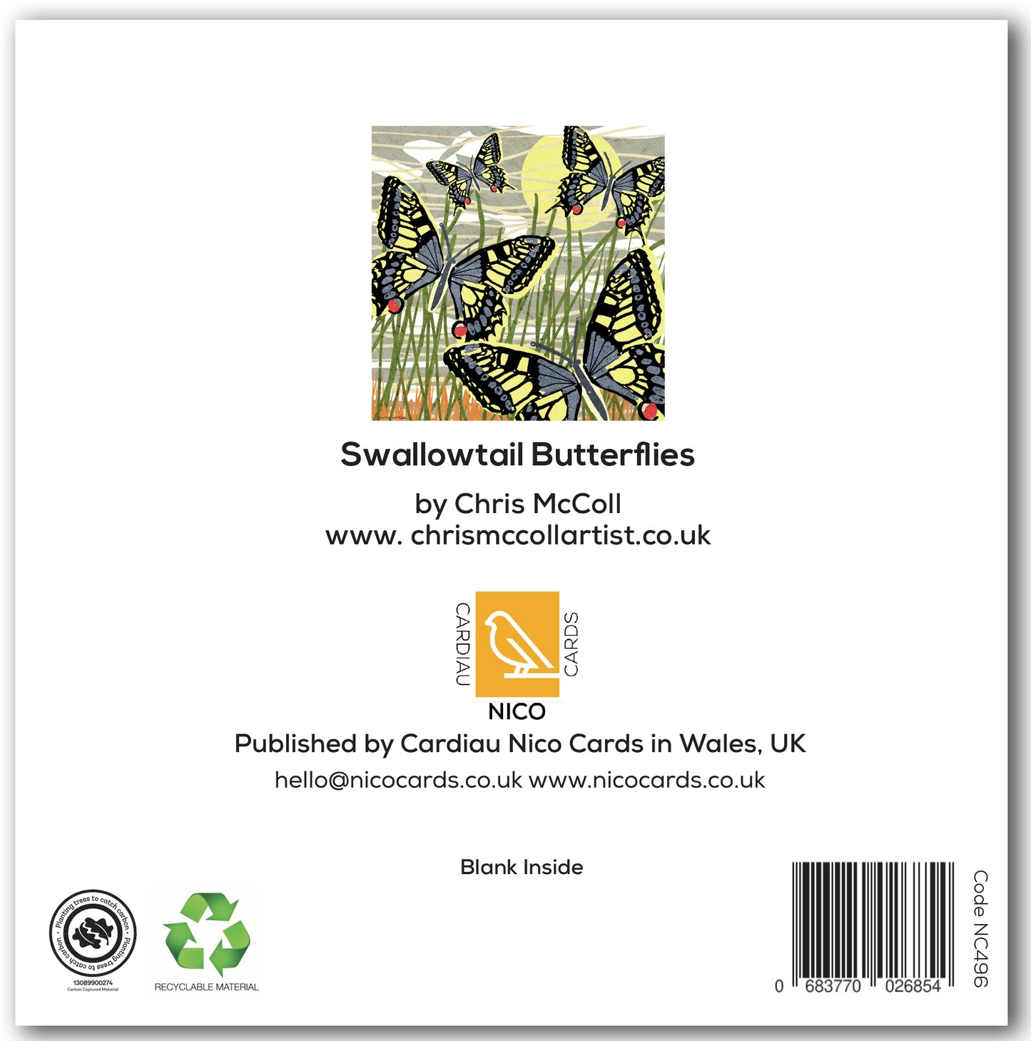 NC496 Swallowtail Butterflies - Chris McColl