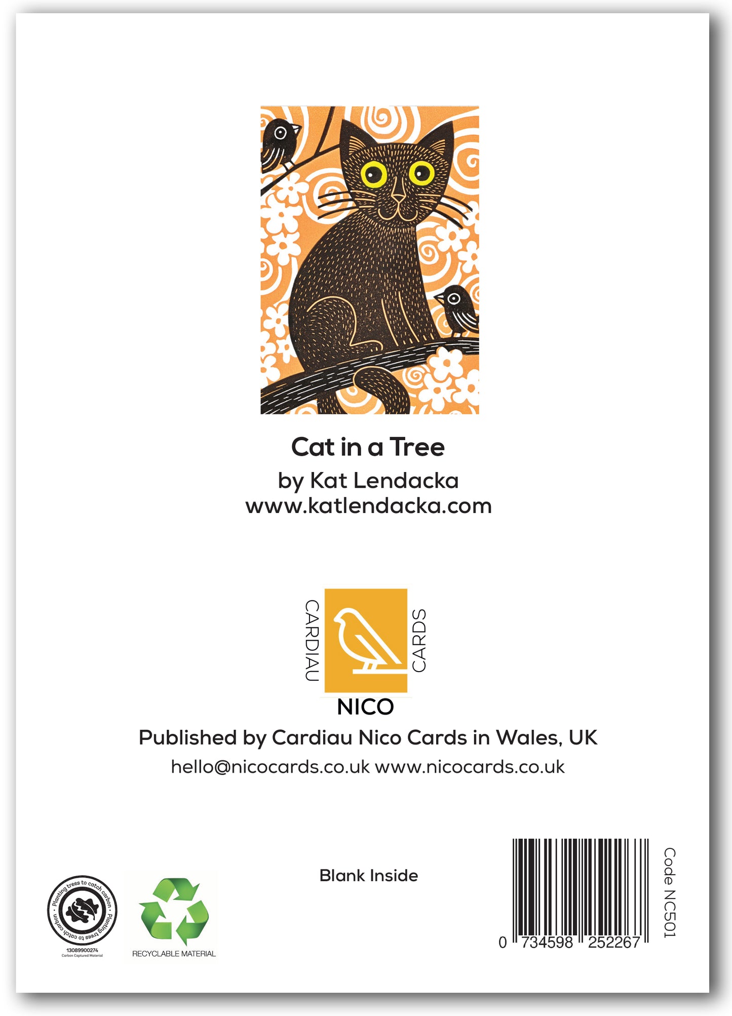 NC501 Cat in a Tree - Kat Lendacka