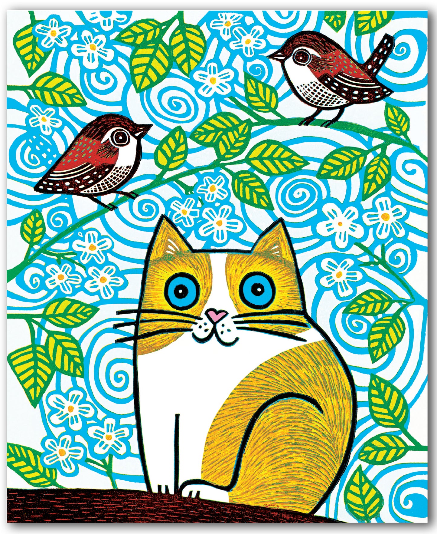 NC507 Wrens & Ginger - Kat Lendacka