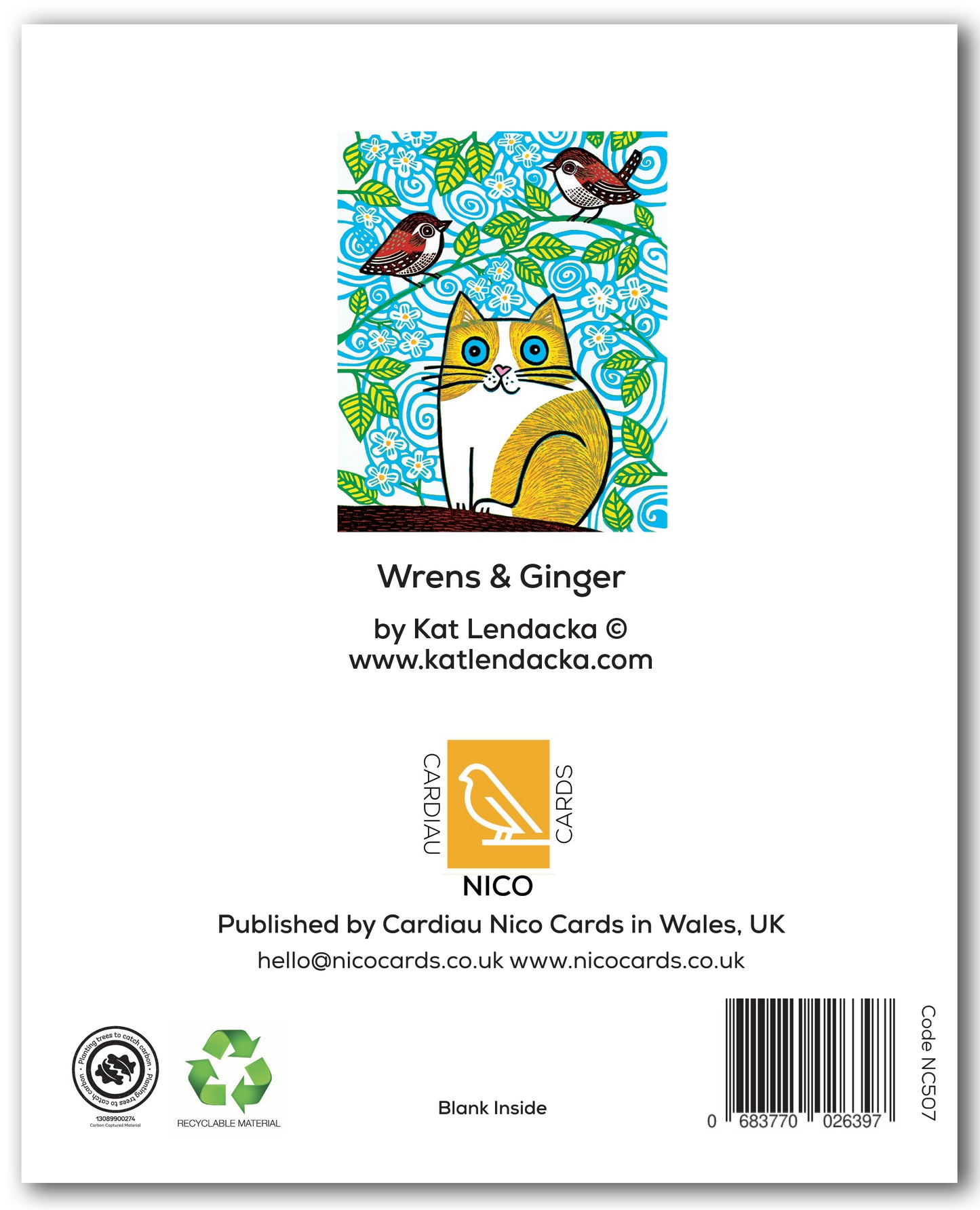 NC507 Wrens & Ginger - Kat Lendacka