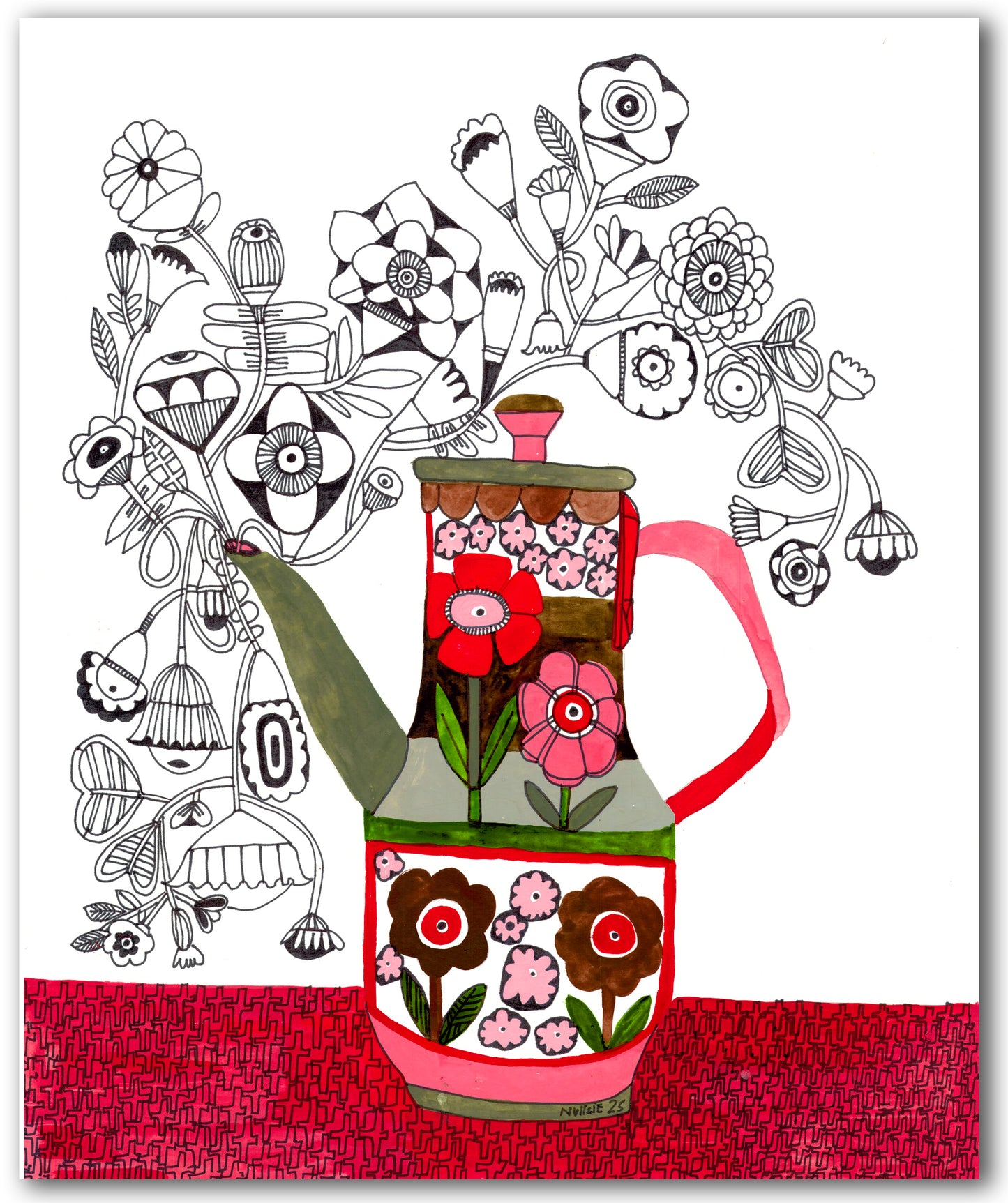 NC515 Coffee & Flowers - Sharon Nullmeyer aka Nullsie