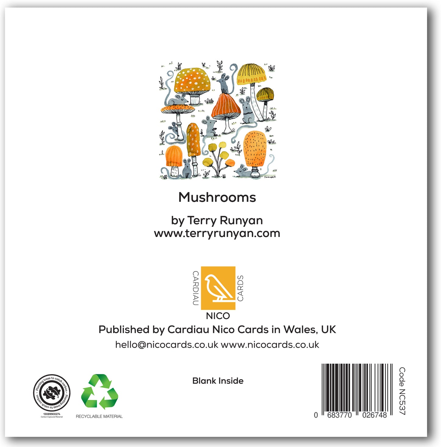 NC537 Mushrooms - Terry Runyan *New Sept 2026*