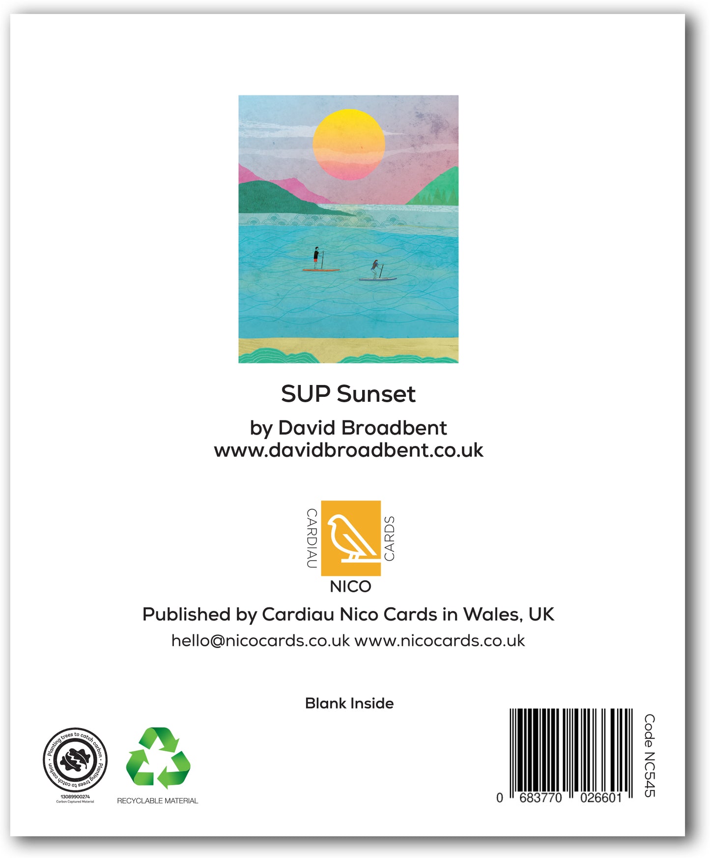 NC545 SUP Sunset - David Broadbent *New July 2026