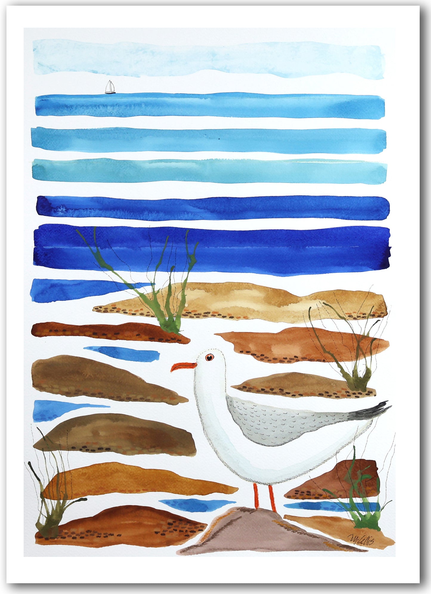 NC551 Seagulls on the Shore - Mariann Johansen-Ellis *New Sept 2026*