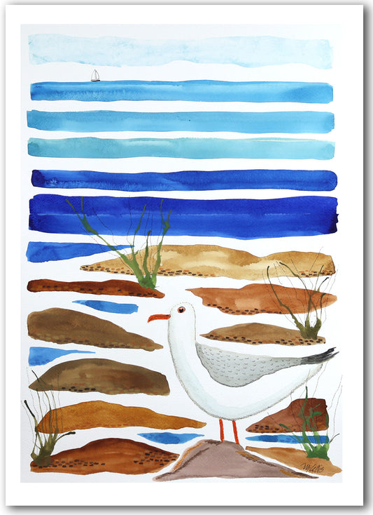 NC551 Seagulls on the Shore - Mariann Johansen-Ellis *New Sept 2026*